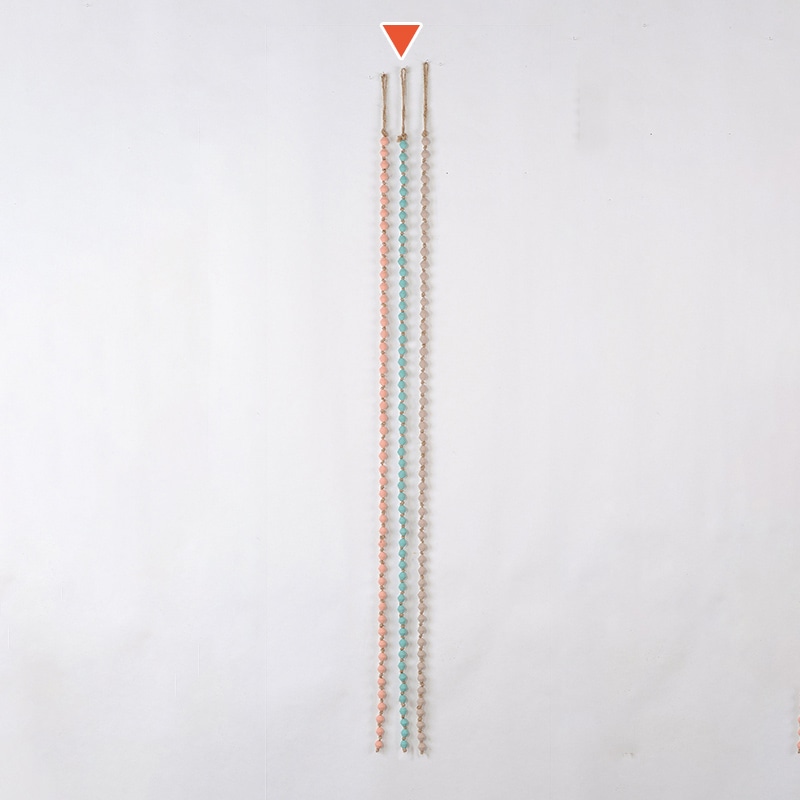 アスカ商会 ディスプレイ用品 A-15710 ウッドビーズガーランド #051T タ-コイズ 1本(ご注文単位1本)【直送品】