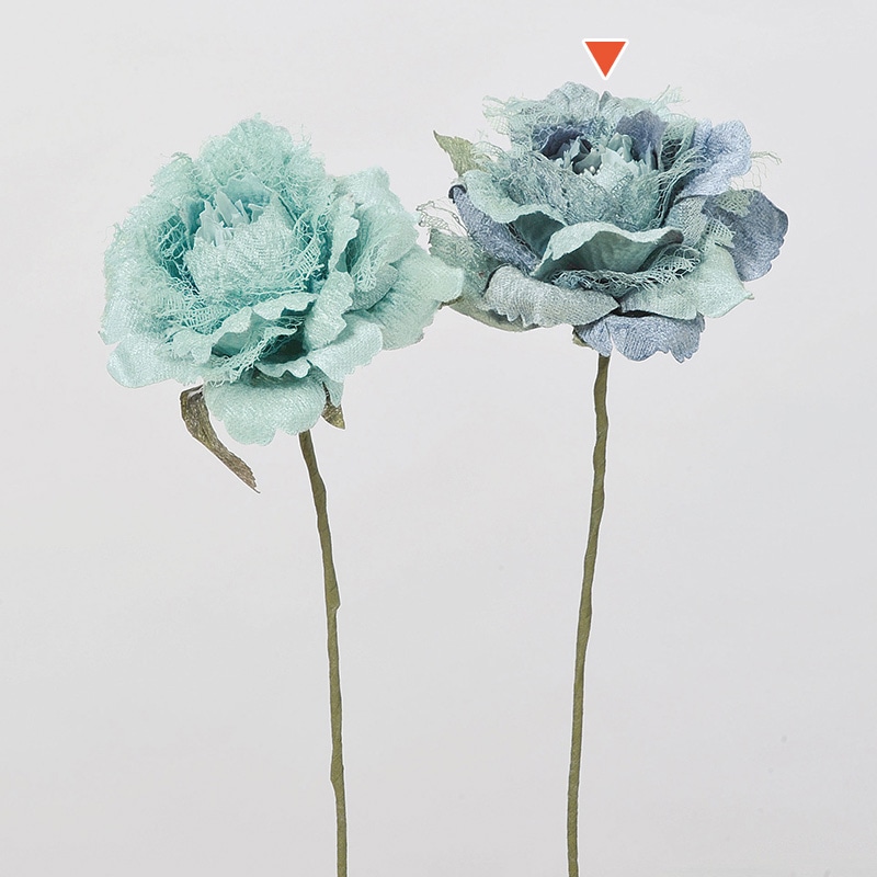 アスカ商会 造花 A-33442　ローズ #053S　セ-ジグリ-ン 1本（ご注文単位1本）【直送品】