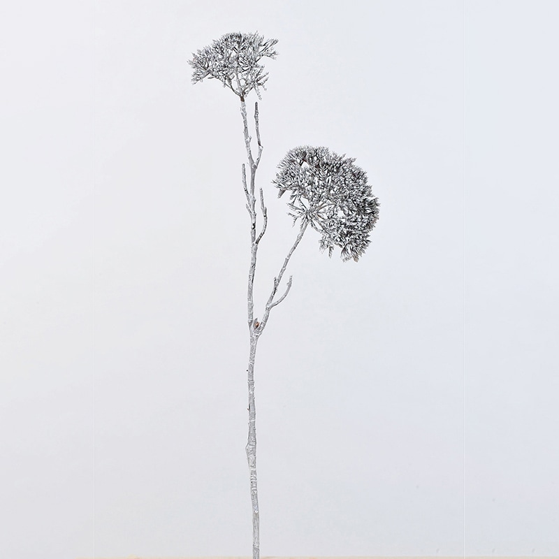 アスカ商会 造花・グリーン A-43025 セダム #001 ホワイト 1本(ご注文単位1本)【直送品】