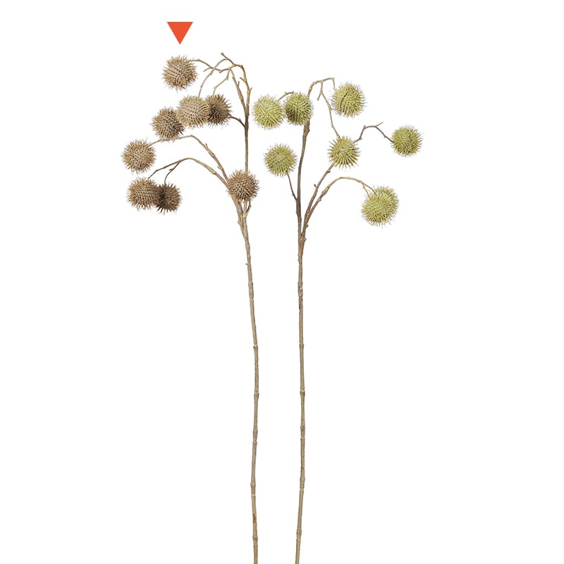 アスカ商会 造花・グリーン A-47800　ミクリ #008　ベ-ジュ 1本（ご注文単位1本）【直送品】