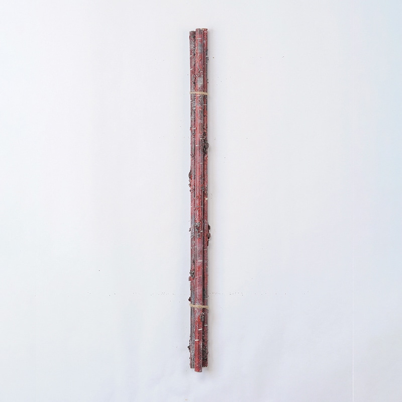 アスカ商会 ディスプレイ用品 A-15715　ウッドスティック #028R　ブラウンレッド 1束（ご注文単位1束）【直送品】