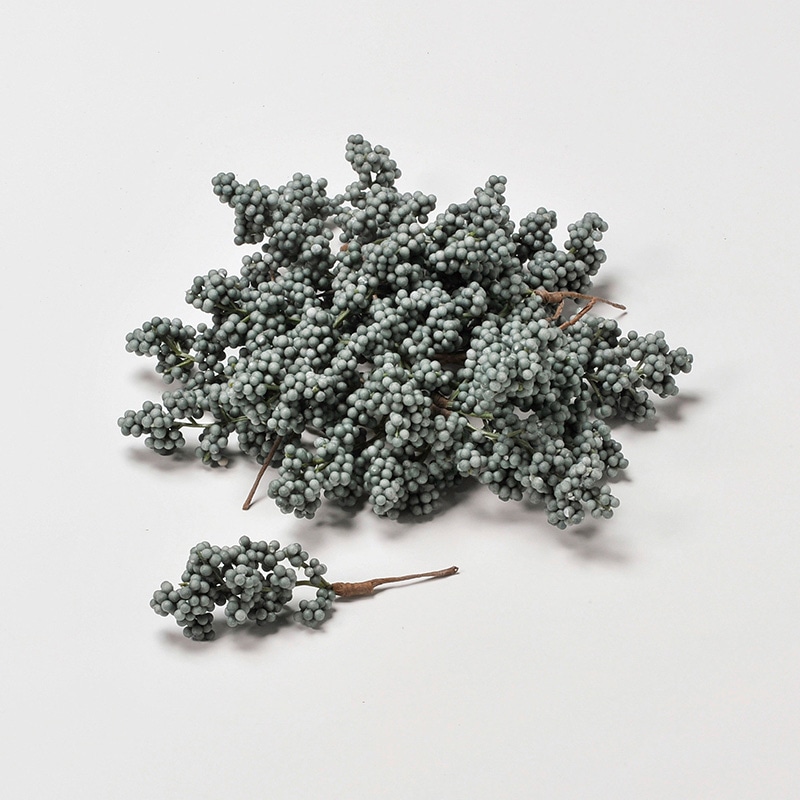 アスカ商会 造花・グリーン A-47817　ベリーピックボックス #009G　ブル-グリ-ン 1箱（ご注文単位1箱）【直送品】