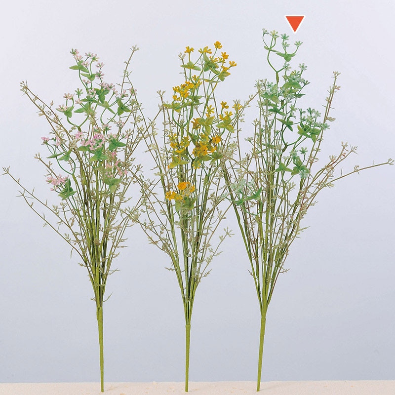 アスカ商会 造花・グリーン A-43093　グラスブッシュ #051A　グリ-ン 1本（ご注文単位1本）【直送品】