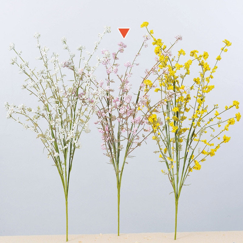 アスカ商会 造花・グリーン A-47821　ベリーブッシュ #003　ピンク 1本（ご注文単位1本）【直送品】