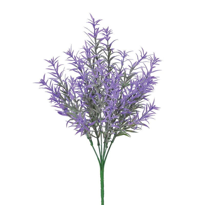 アスカ商会 造花・グリーン A-43115 ラベンダーリーフブッシュ #006 ラベンダ- 1本(ご注文単位1本)【直送品】