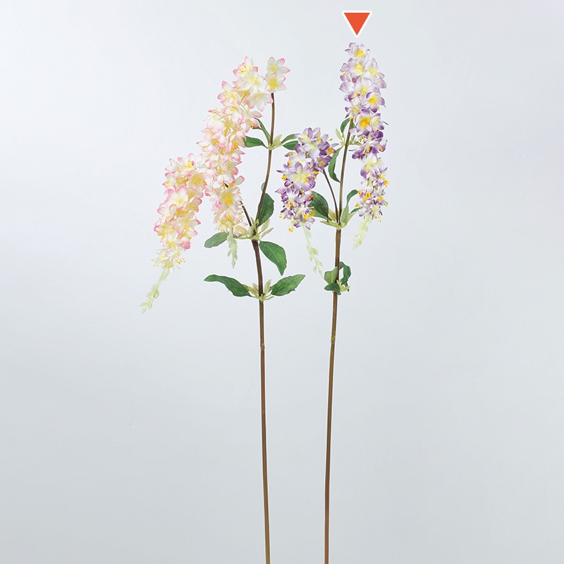 アスカ商会 造花 A-33624 トラノオ×2 #017 ライラック 1本(ご注文単位1本)【直送品】