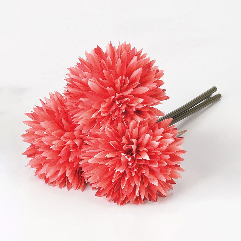 アスカ商会 造花 A-33613 スパイダーマムバンチ #002T ツートンレッド 1束(ご注文単位1束)【直送品】