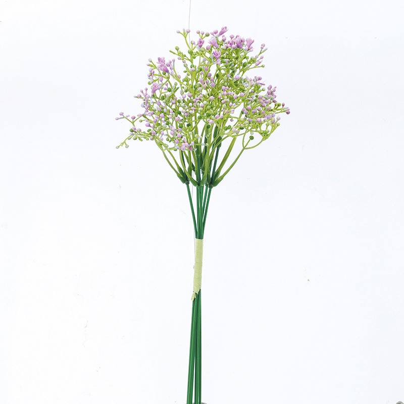 アスカ商会 造花 A-33689 ミニフラワーバッドバンチ #017 ライラック 1束(ご注文単位1束)【直送品】