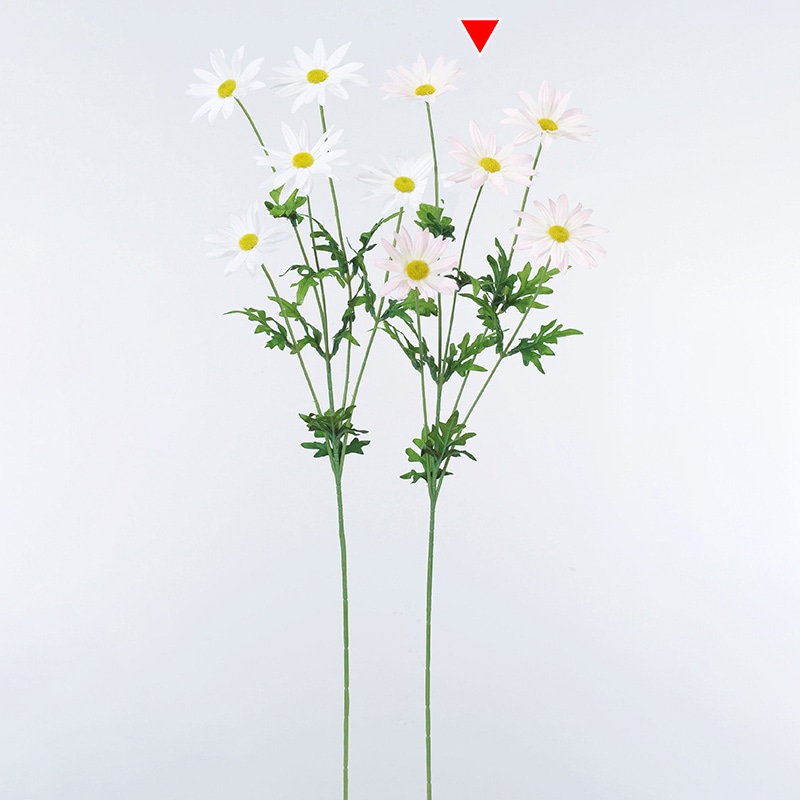 アスカ商会 造花 A-33726　マーガレット×5 #013　ライトピンク 1本（ご注文単位1本）【直送品】