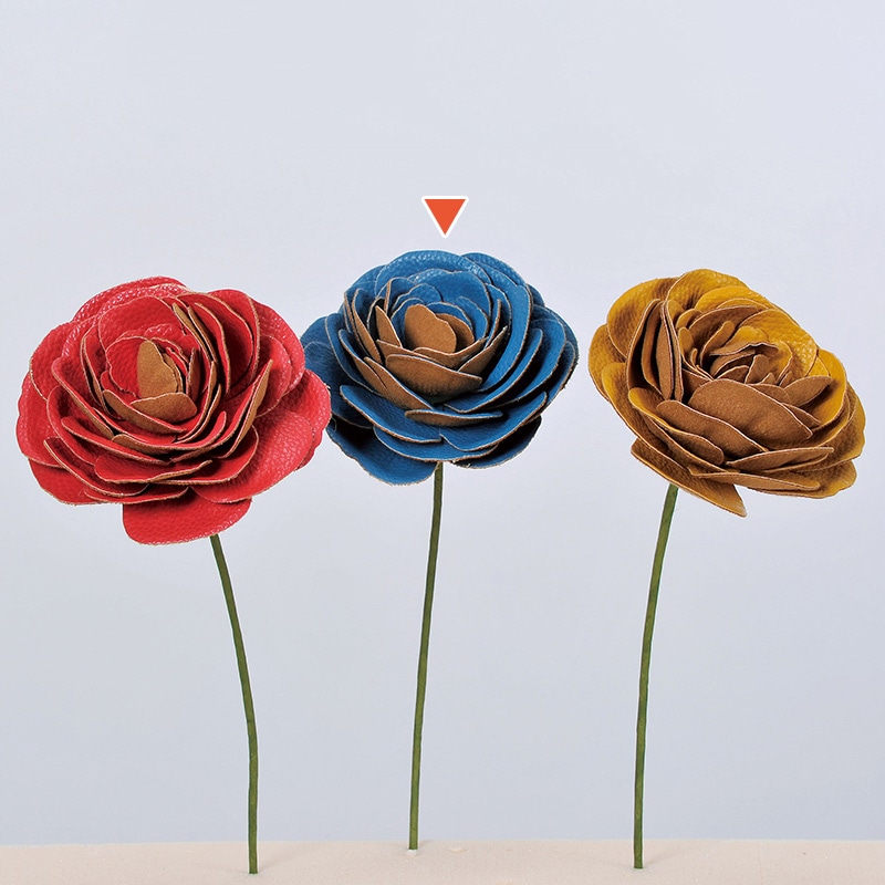 アスカ商会 造花 A-39664　ラナンキュラスピック #009　ブル- 1本（ご注文単位1本）【直送品】