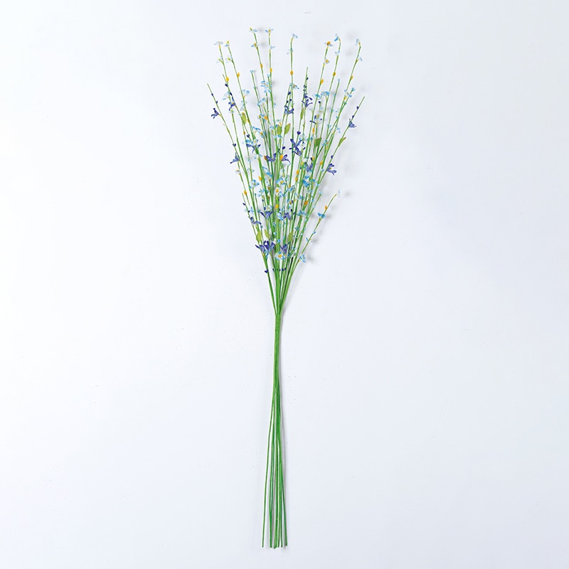 アスカ商会 造花 A-33660　ミックスブロッサムバンチ #009　ブル- 1束（ご注文単位1束）【直送品】