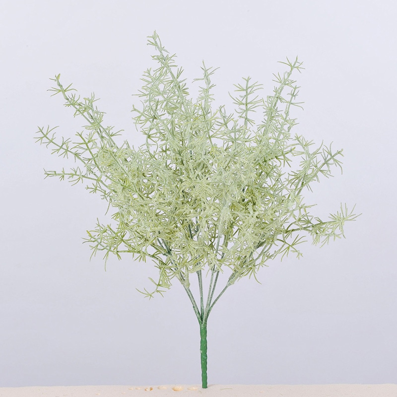 アスカ商会 造花・グリーン A-43197　グラスブッシュ #051F　フロストグリ-ン 1束（ご注文単位1束）【直送品】