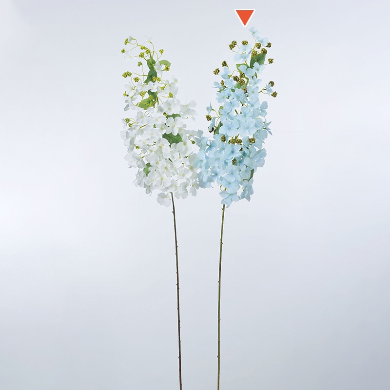 アスカ商会 造花 A-33678　ハイドランジア #019　ライトブル- 1本（ご注文単位1本）【直送品】
