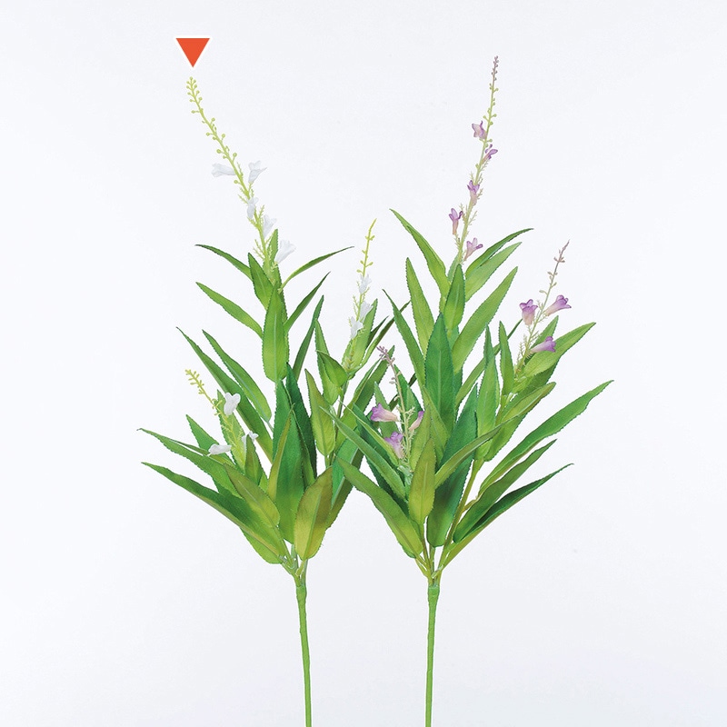 アスカ商会 造花 A-33686　セージスプレー #001　ホワイト 1本（ご注文単位1本）【直送品】