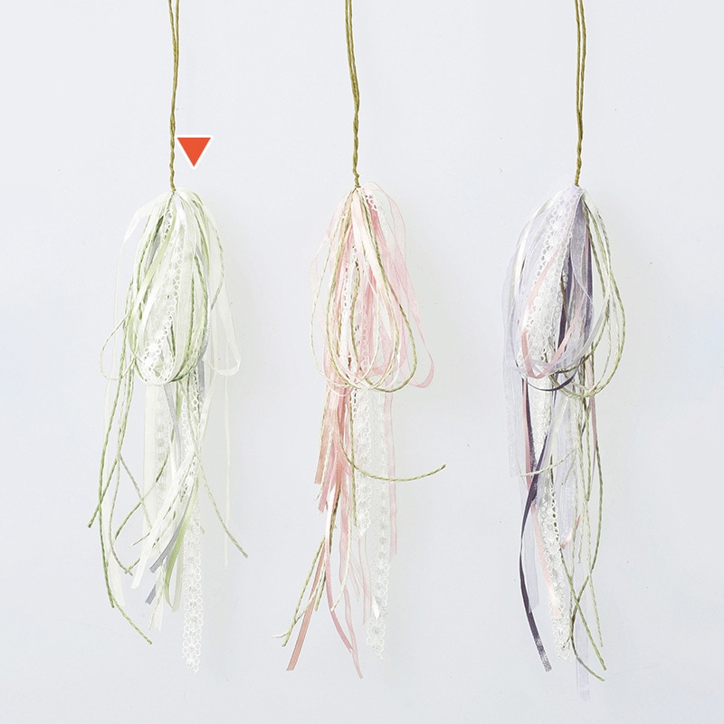 アスカ商会 ディスプレイ用品 A-15720 チャームリボン #053S セ-ジグリ-ン 1袋(ご注文単位1袋)【直送品】