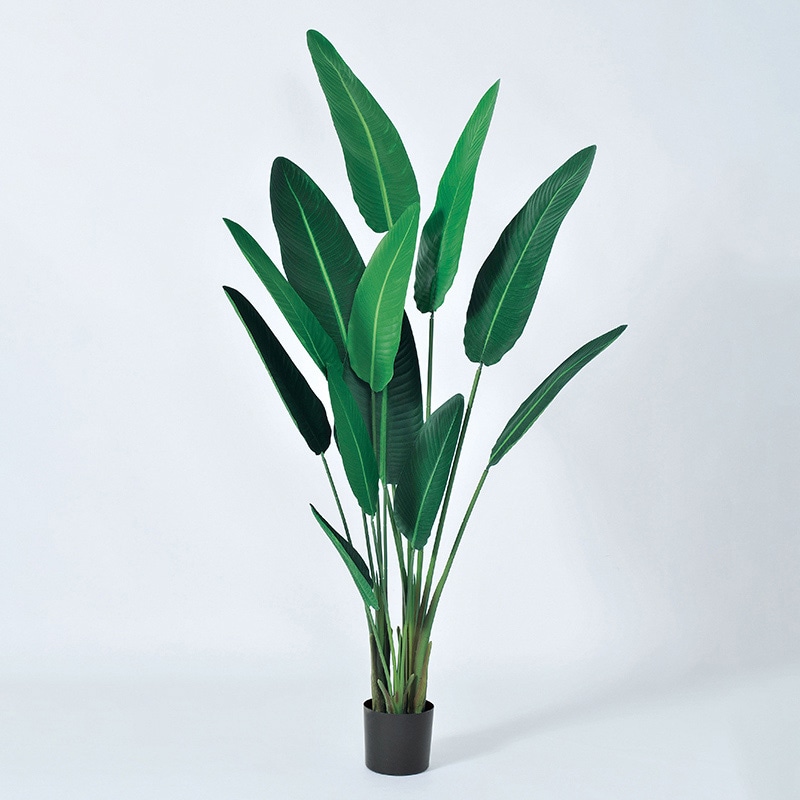 アスカ商会 造花・観葉植物 A-50950　トラベルパーム #051A　グリ-ン　ポット付 1本（ご注文単位1本）【直送品】