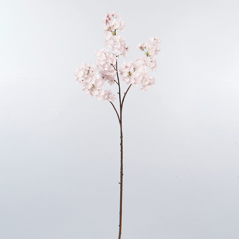 アスカ商会 造花 A-33742　桜×211　つぼみ×9 #001P　ホワイトピンク 1本（ご注文単位1本）【直送品】