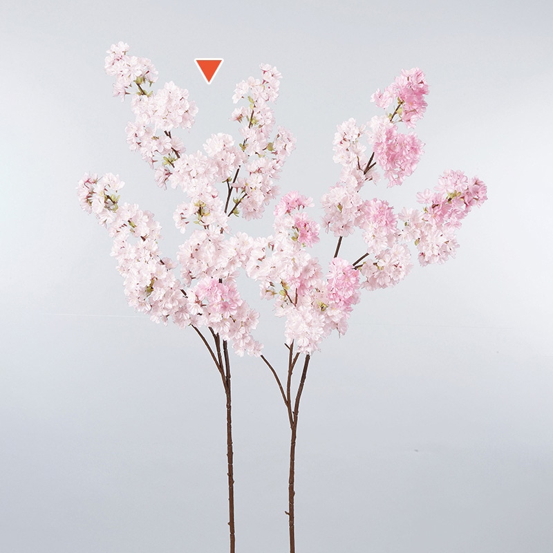 アスカ商会 造花 A-33744　桜×448　つぼみ×12 #001P　ホワイトピンク 1本（ご注文単位1本）【直送品】