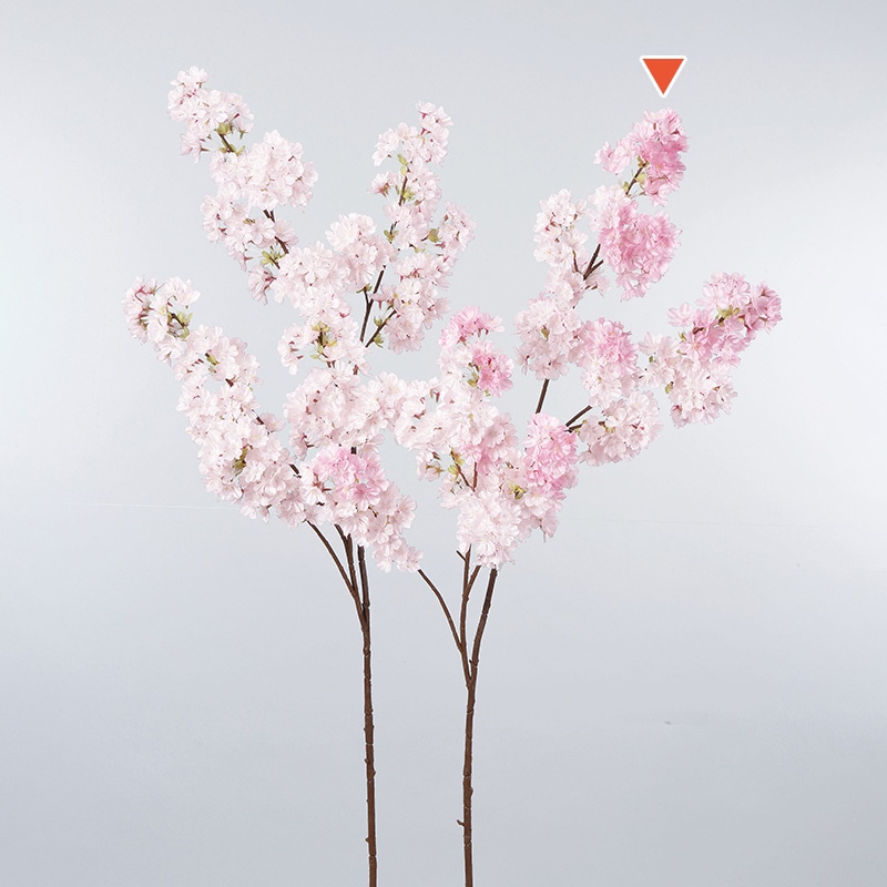 アスカ商会 造花 A-33744　桜×448　つぼみ×12 #003W　ピンクホワイト 1本（ご注文単位1本）【直送品】