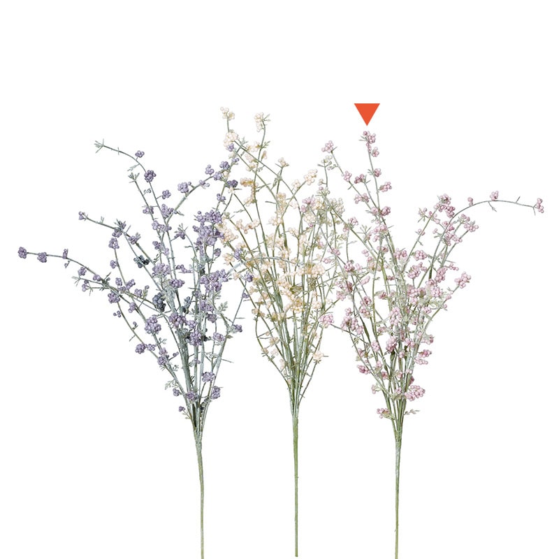 アスカ商会 造花・グリーン A-47841　ワイルドグラス #013　ライトピンク 1本（ご注文単位1本）【直送品】