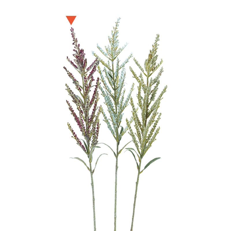 アスカ商会 造花・グリーン A-43268　ソリダゴ #015　バ-ガンディ 1本（ご注文単位1本）【直送品】