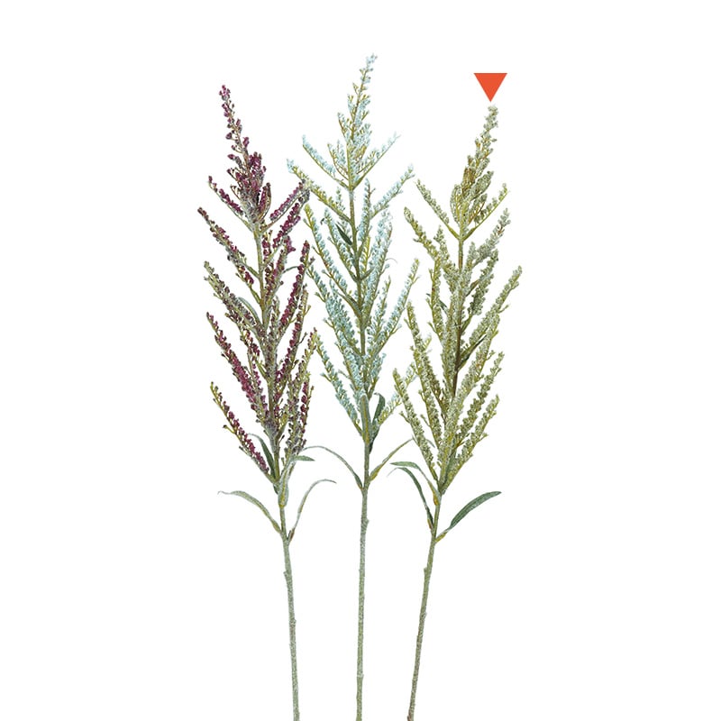 アスカ商会 造花・グリーン A-43268　ソリダゴ #053A　クリームグリーン 1本（ご注文単位1本）【直送品】