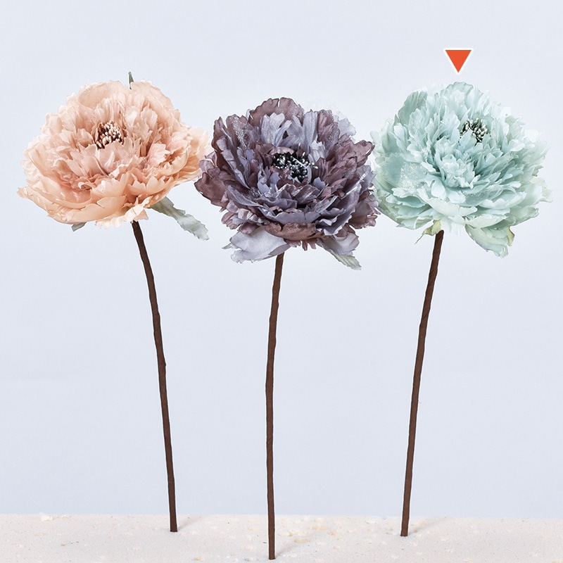 アスカ商会 造花 A-33808 ピオニーピック #064B グレイブル- 1本(ご注文単位1本)【直送品】