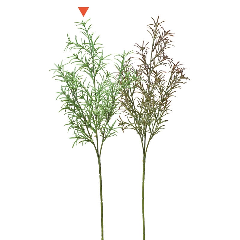 アスカ商会 造花・グリーン A-43284　ローズマリー #051A　グリ-ン 1本（ご注文単位1本）【直送品】