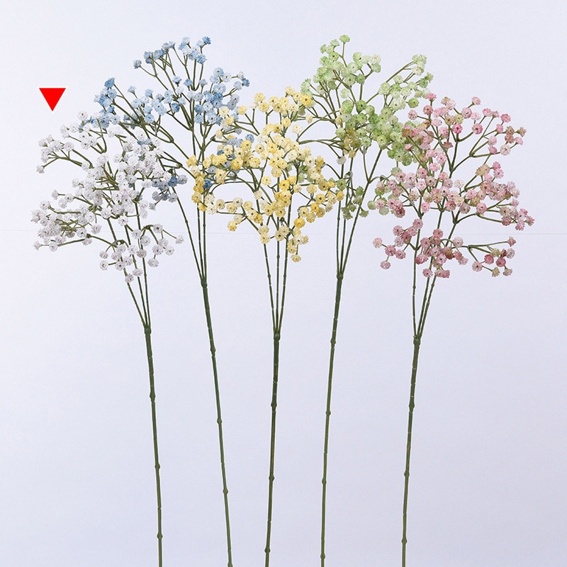 アスカ商会 造花 A-33816　ジプソフィラ×135 #001　ホワイト 1本（ご注文単位1本）【直送品】