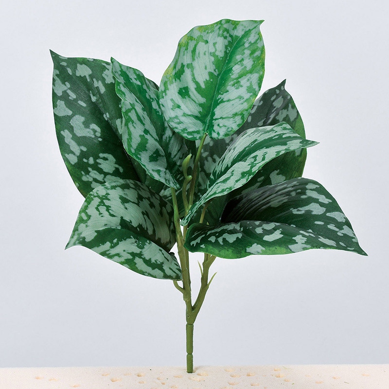 アスカ商会 造花・グリーン A-43355 スキンダプサスブッシュ #051A グリ-ン 1本(ご注文単位1本)【直送品】