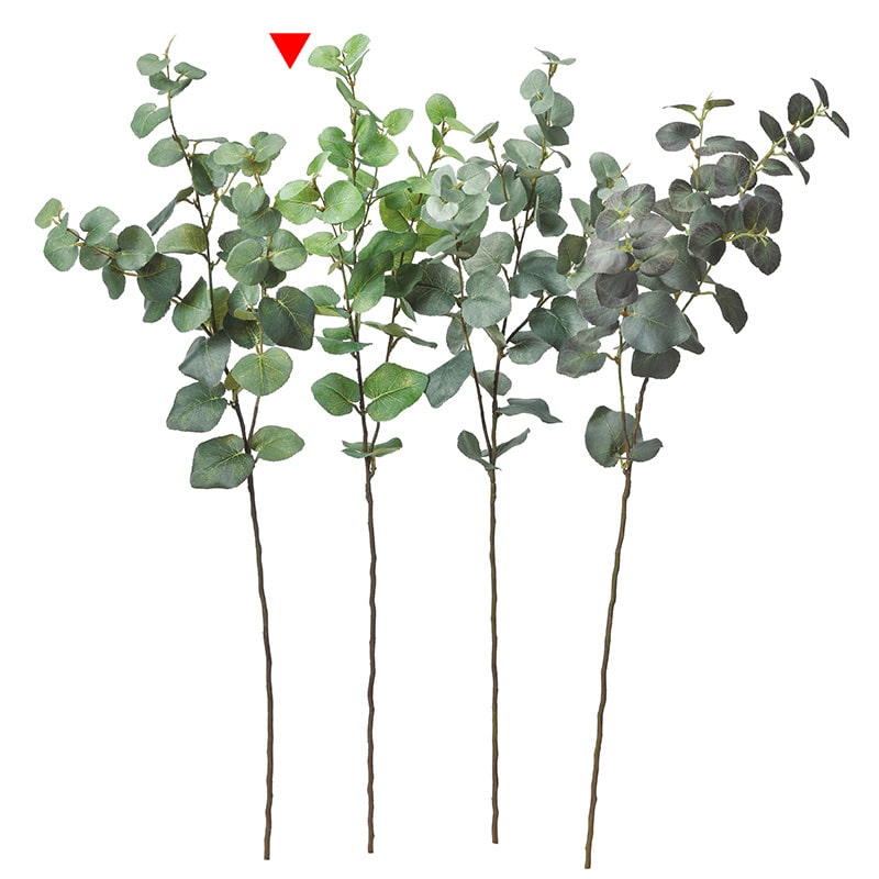 アスカ商会 造花・グリーン A-43360 ユーカリ #052B ライトグリ-ン 1本(ご注文単位1本)【直送品】