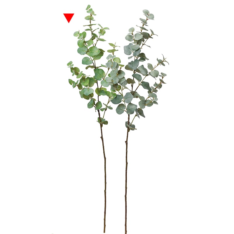 アスカ商会 造花・グリーン A-43363 ユーカリ #052B ライトグリ-ン 1本(ご注文単位1本)【直送品】