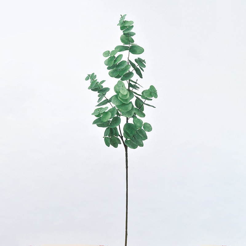アスカ商会 造花・グリーン A-43338 ユーカリ #051A グリ-ン 1本(ご注文単位1本)【直送品】