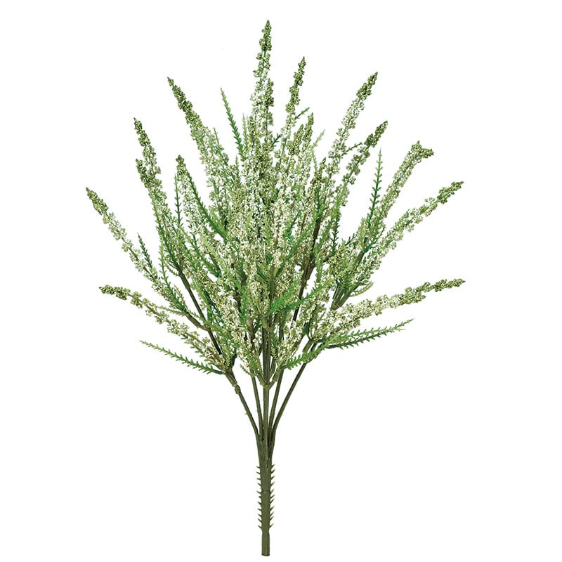 アスカ商会 造花 A-33937 エリカブッシュ #051W グリ-ンホワイト 1本(ご注文単位1本)【直送品】