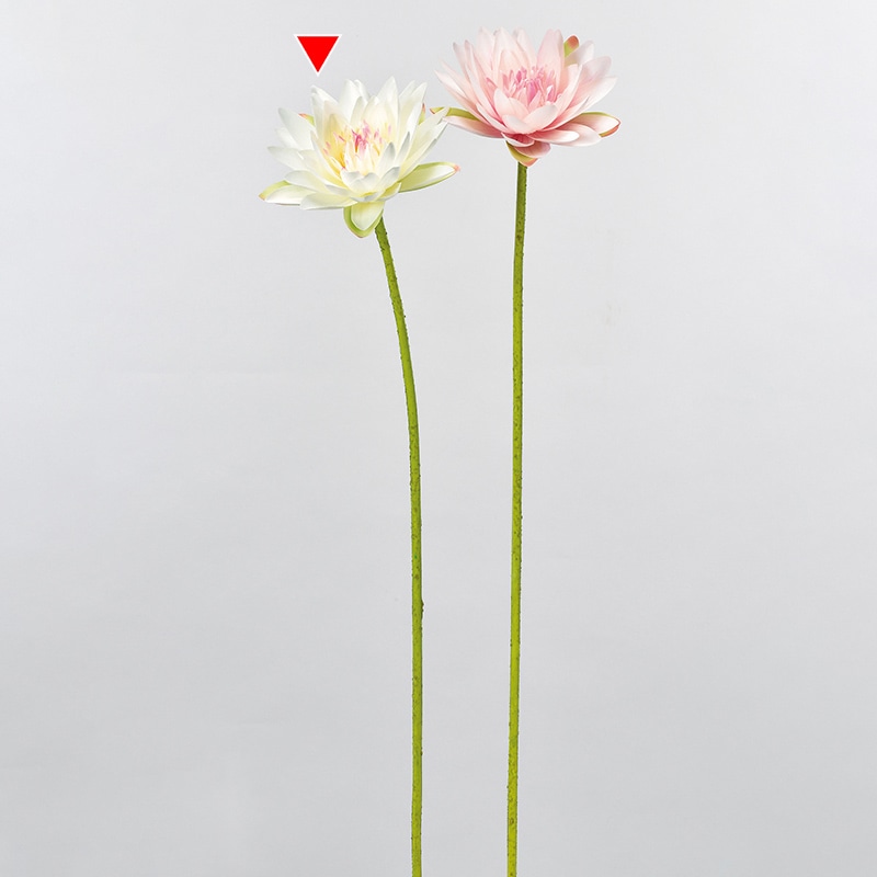 アスカ商会 造花 A-33938　スイレン #001P　ホワイトピンク 1本（ご注文単位1本）【直送品】