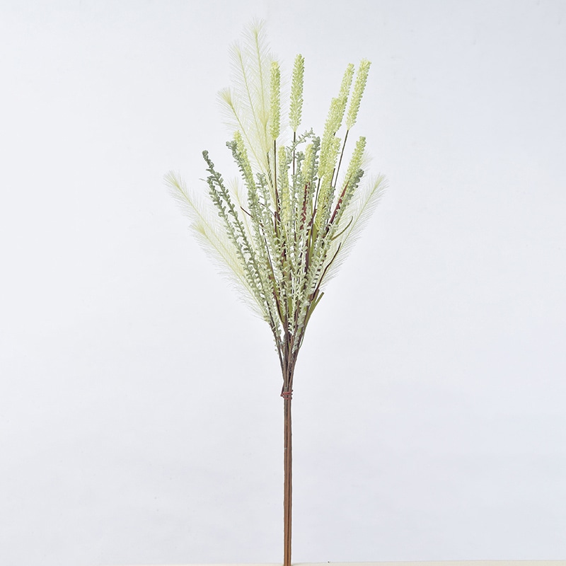 アスカ商会 造花・グリーン A-43366 ミックスバンチ #051A グリ-ン 1束(ご注文単位1束)【直送品】