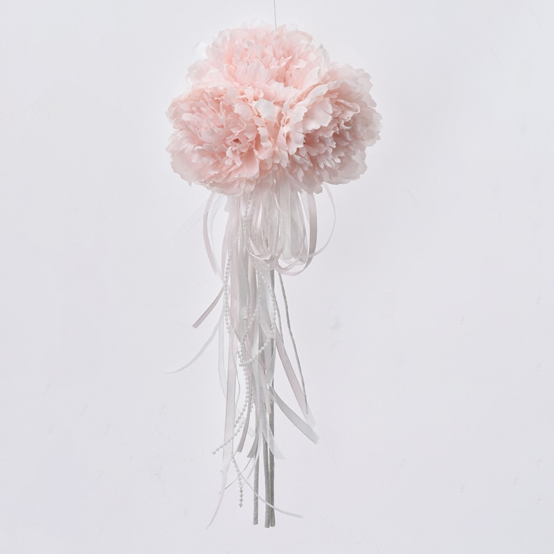 アスカ商会 造花 A-33856　ピオニーブーケ #013　ライトピンク 1束（ご注文単位1束）【直送品】