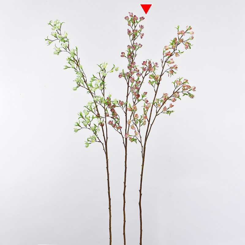 アスカ商会 造花 A-33876　ブロッサムブランチ×62 #055　モ-ブ 1本（ご注文単位1本）【直送品】