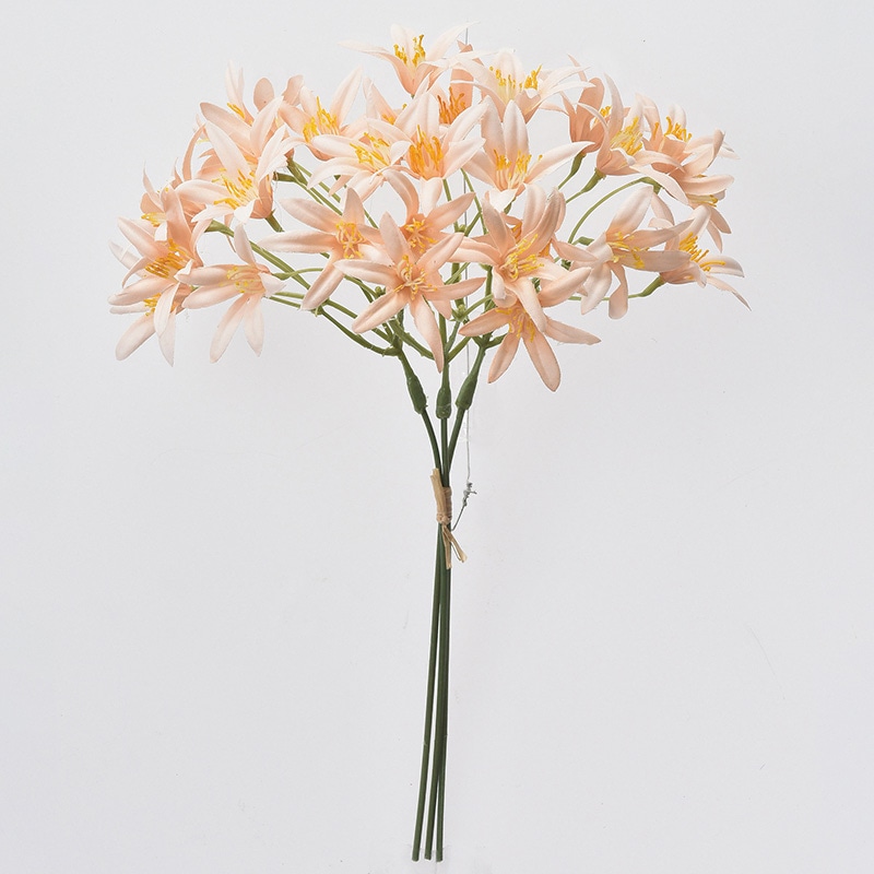 アスカ商会 造花 A-33953　ブロッサムバンチ #004C　ピ-チクリ-ム 1束（ご注文単位1束）【直送品】