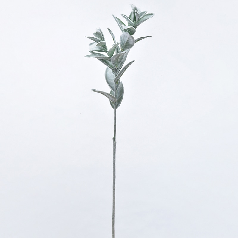 アスカ商会 造花・グリーン A-43418　ラムズイヤー #051F　フロストグリ-ン 1本（ご注文単位1本）【直送品】