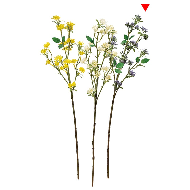 アスカ商会 造花・グリーン A-47869　シードベリースプレー #063P　グレイパ-プル 1本（ご注文単位1本）【直送品】