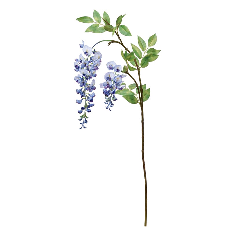 アスカ商会 造花 A-32841　ウィステリア×2 #009P　ブル-パ-プル 1本（ご注文単位1本）【直送品】