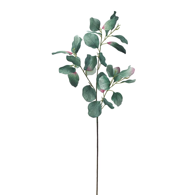 アスカ商会 造花・グリーン A-43481　ユーカリ #051P　グリ-ンピンク 1本（ご注文単位1本）【直送品】