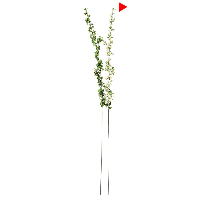 アスカ商会 造花・グリーン A-47882　ベリースプレー #052　ホワイトグリ-ン 1本（ご注文単位1本）【直送品】