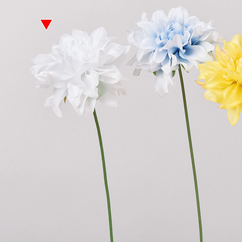 アスカ商会 造花 A-34021 ダリアピック #001 ホワイト 1本(ご注文単位1本)【直送品】