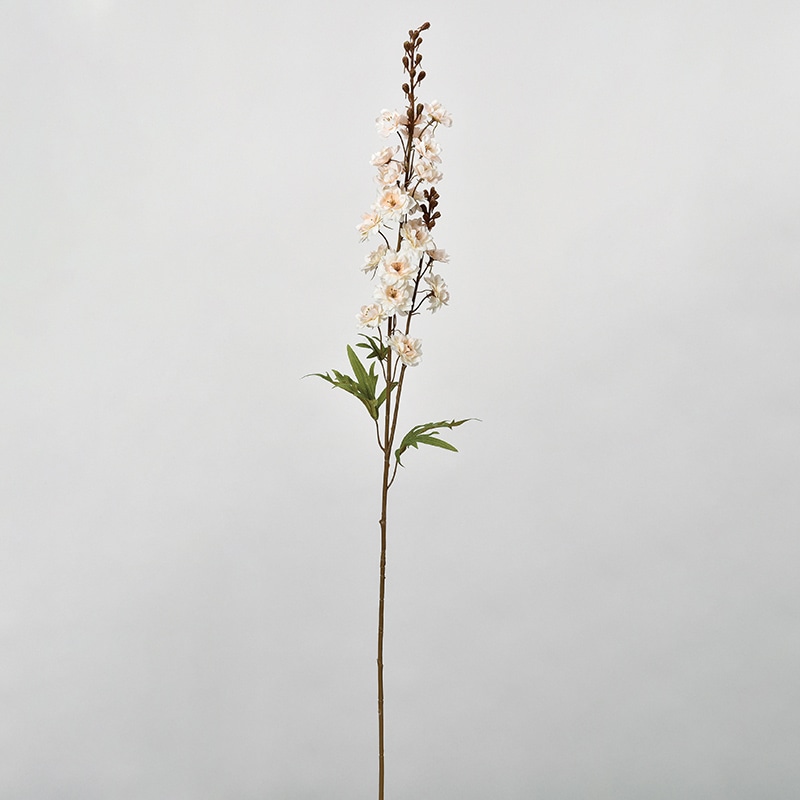 アスカ商会 造花 A-34024　デルフィニウム #008　ベ-ジュ 1本（ご注文単位1本）【直送品】