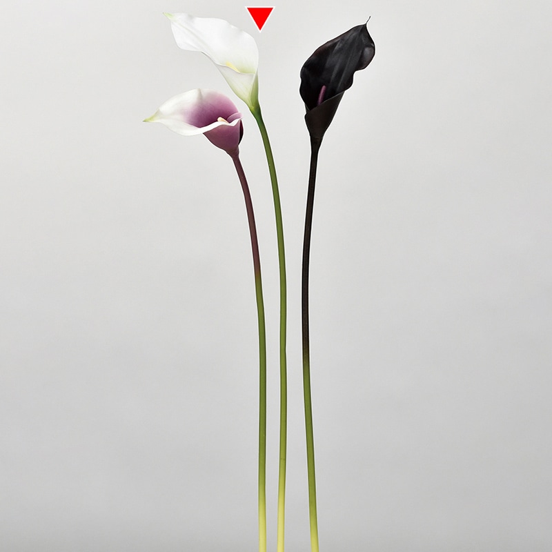 アスカ商会 造花 A-34080　カラーリリィ #001　ホワイト 1本（ご注文単位1本）【直送品】