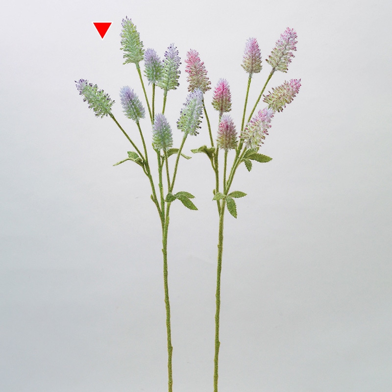 アスカ商会 造花 A-34183　シャグマハギ×7 #006　ラベンダ- 1本（ご注文単位1本）【直送品】