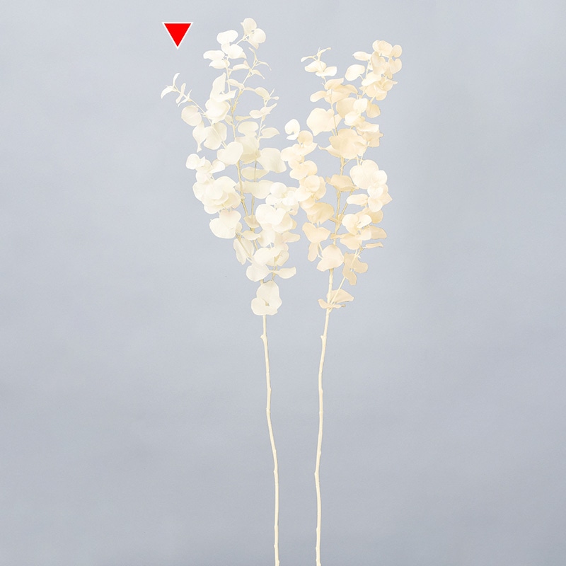 アスカ商会 造花・グリーン A-43692 ユーカリ #001P ホワイトピンク 1本(ご注文単位1本)【直送品】