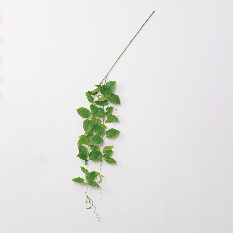 アスカ商会 造花・グリーン A-43702クレマチスハンギングSP #051A　グリ-ン 1本（ご注文単位1本）【直送品】